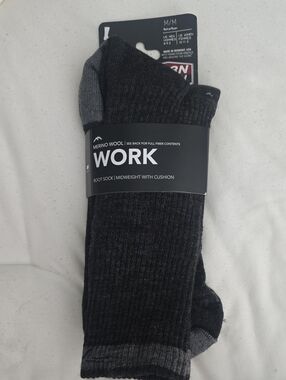 Darn Tough Merino Wool Work Boot Socks - M -NWT